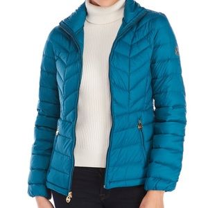 Michael Kors Teal Winter Jacket - Like New! - Packable Down Fill Collection!